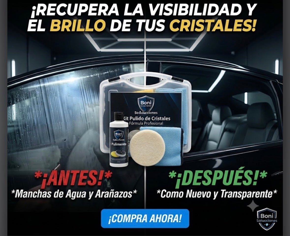 Kit arañazo de cristal - Bonisoluciones