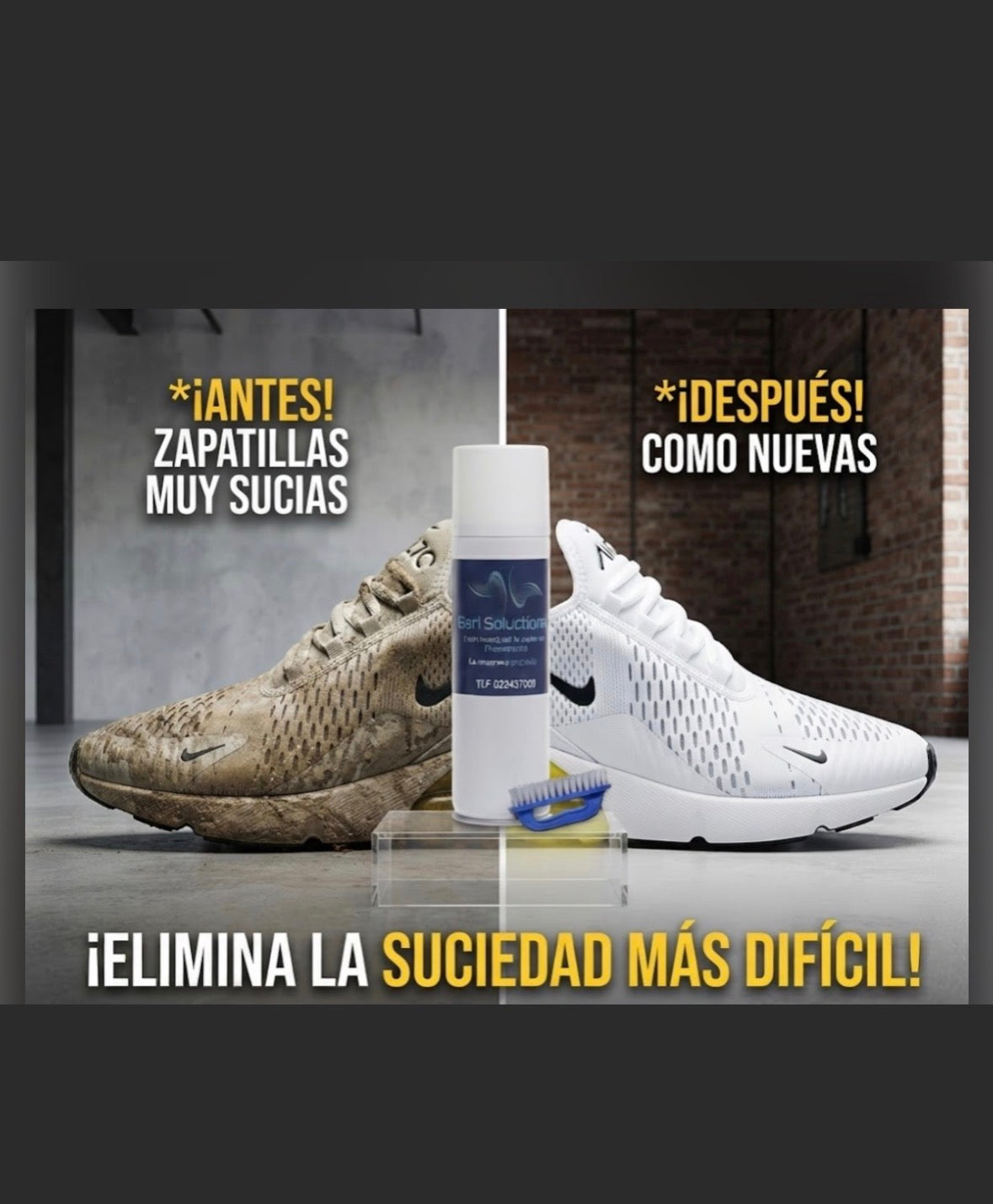 Limpiador de calzado y zapatillas
