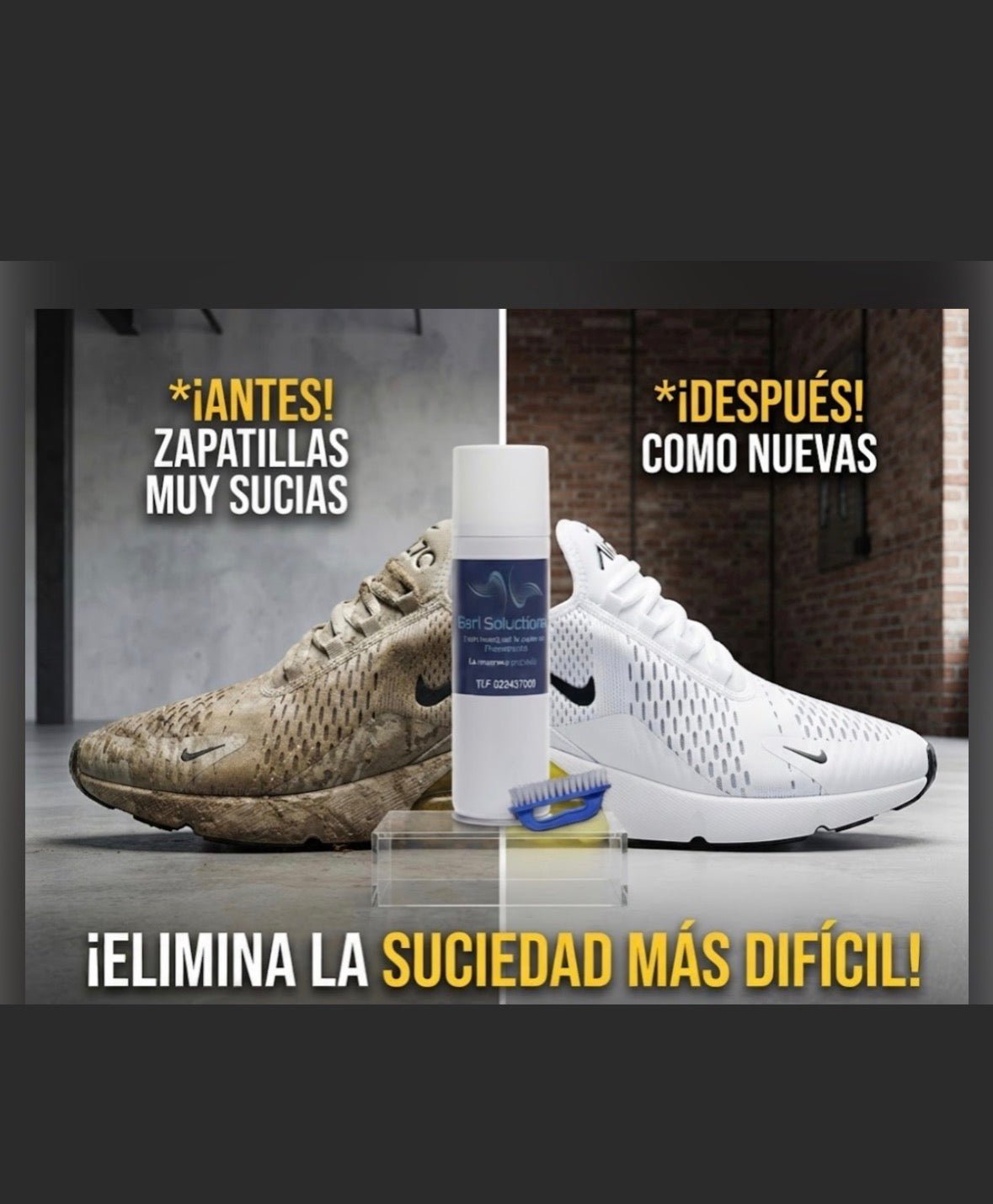 Limpiador de calzado y zapatillas -Bonisoluciones