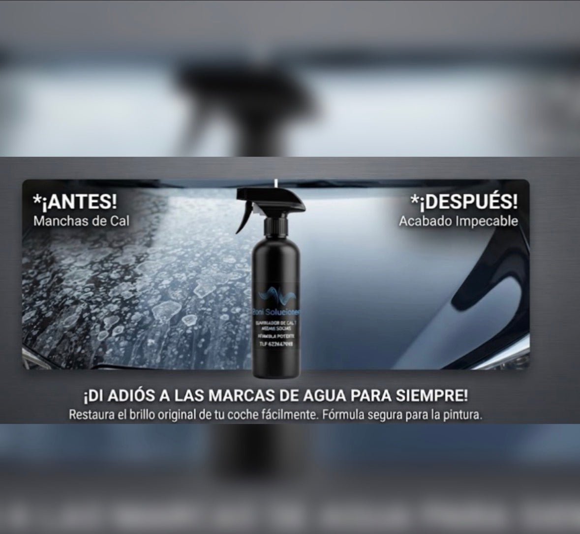 Limpiador de cal y aguas residuales en coches -Bonisoluciones