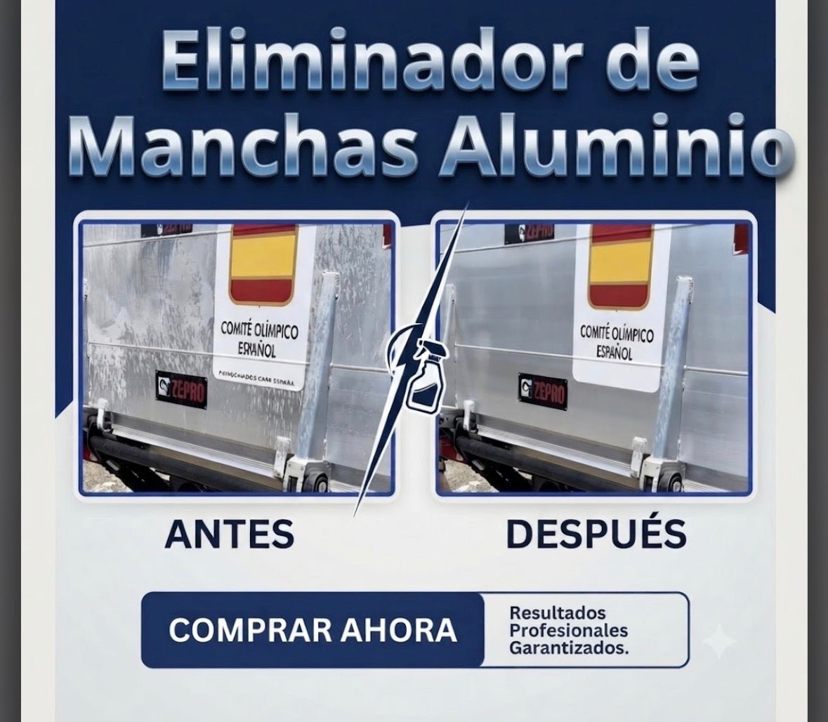 Eliminador de Manchas para Aluminio - Bonisoluciones
