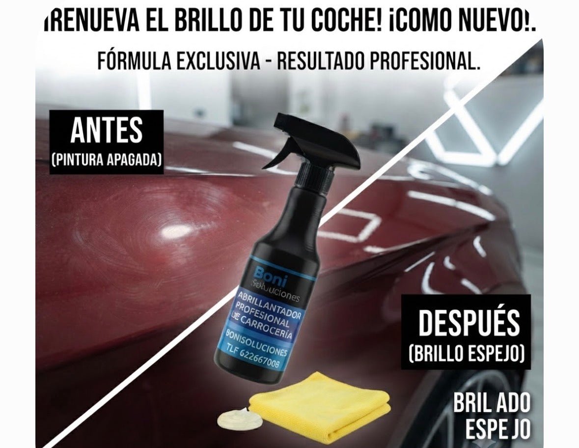 Abrillantador de carrocería efecto espejo - Bonisoluciones