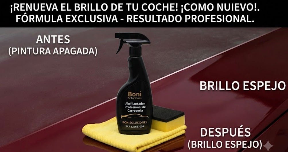Abrillantador de coches - Boni Soluciones