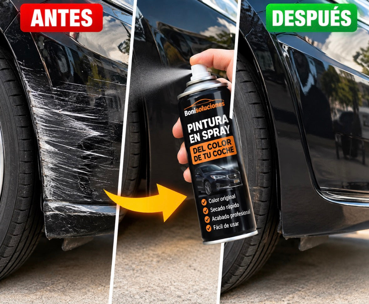 Pintura de coche spray.
