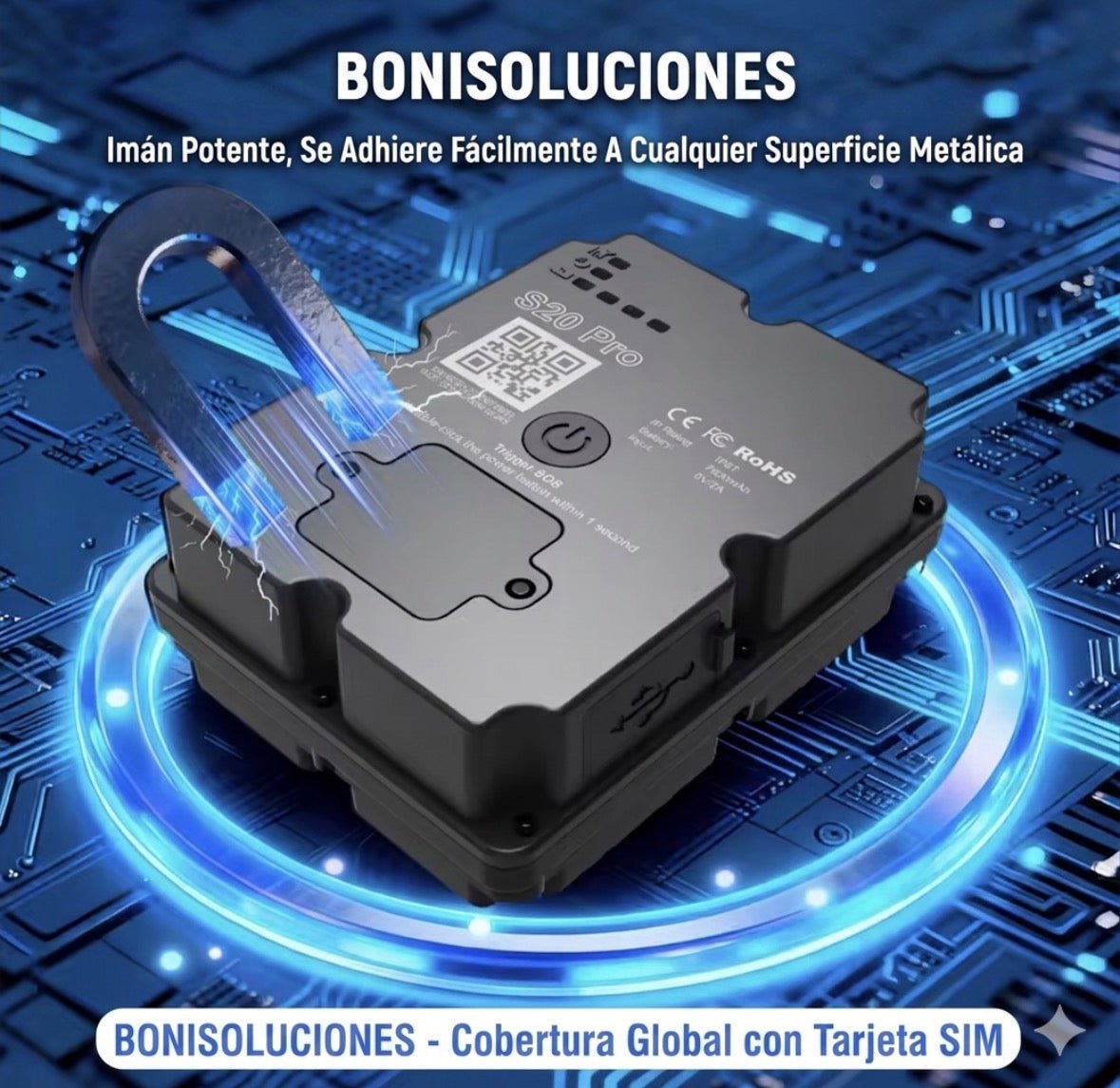 4G GPS Para Vehículo - Boni Soluciones