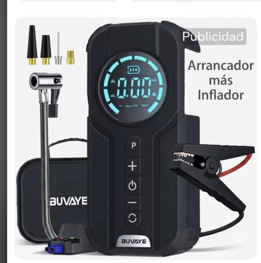 Hinflador de ruedas a batería - Bonisoluciones