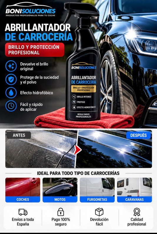 Abrillantador de coches - Boni Soluciones