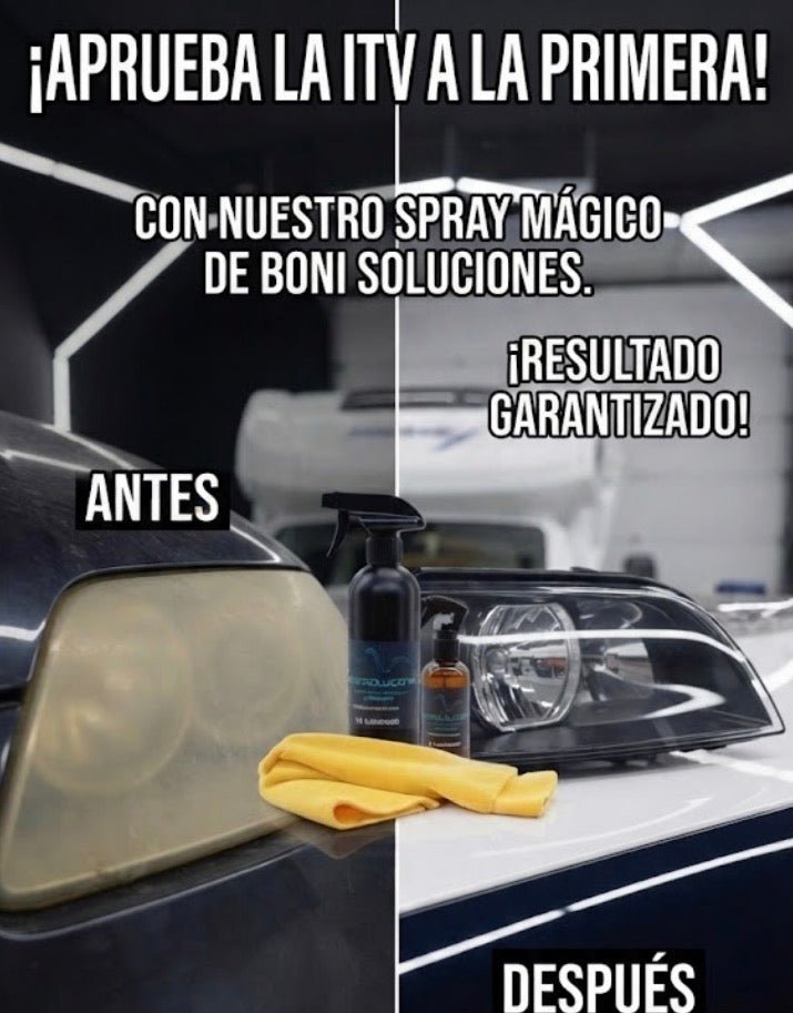 Abrillantador de faros - Boni Soluciones