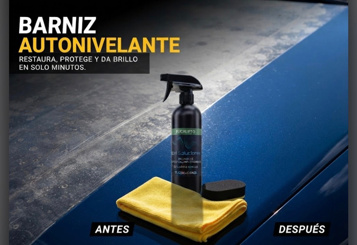 Barniz autonivelante