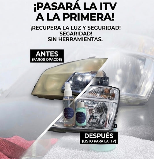 Limpiador de Faros + Abrillantado en liquido
