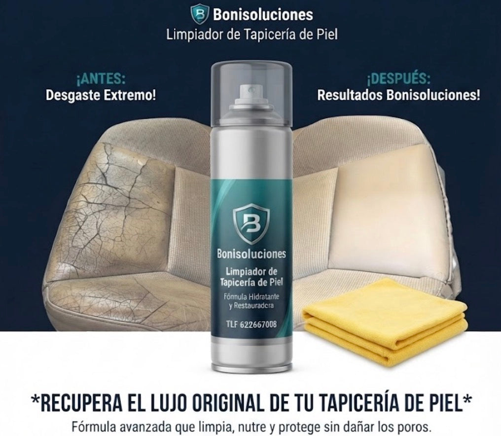 Limpieza de Tapicería de Piel en Seco
