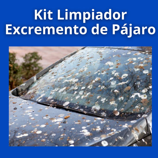 Kit Limpiador Anti-Excrementos de Pájaros