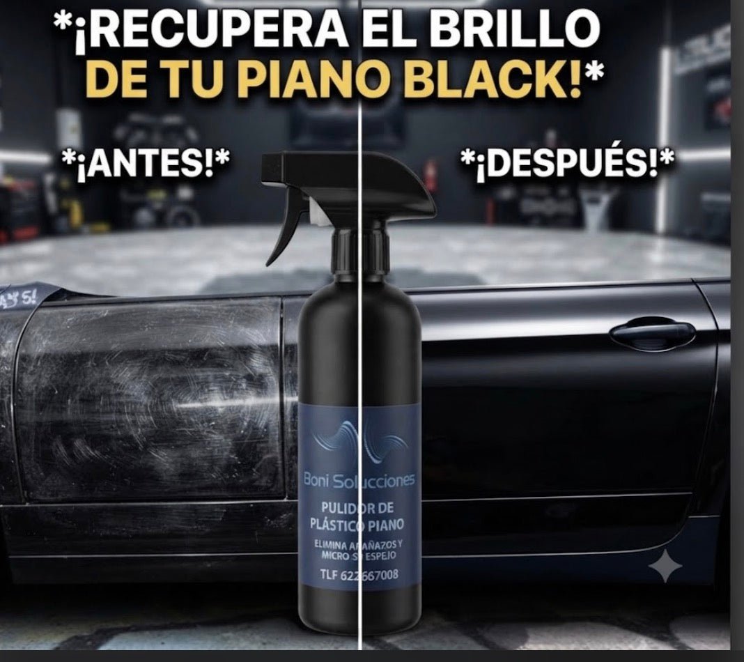 Pulidor de salpicadero negro piano. - Bonisoluciones
