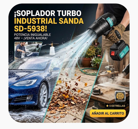 Soplador de aire a presión para coche. - Boni Soluciones